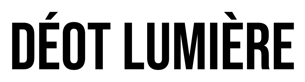 DÉOT lumière — fine black mark