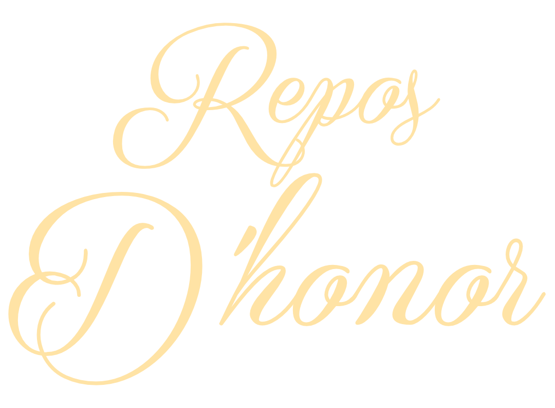 Repos D'honor — champagne script mark