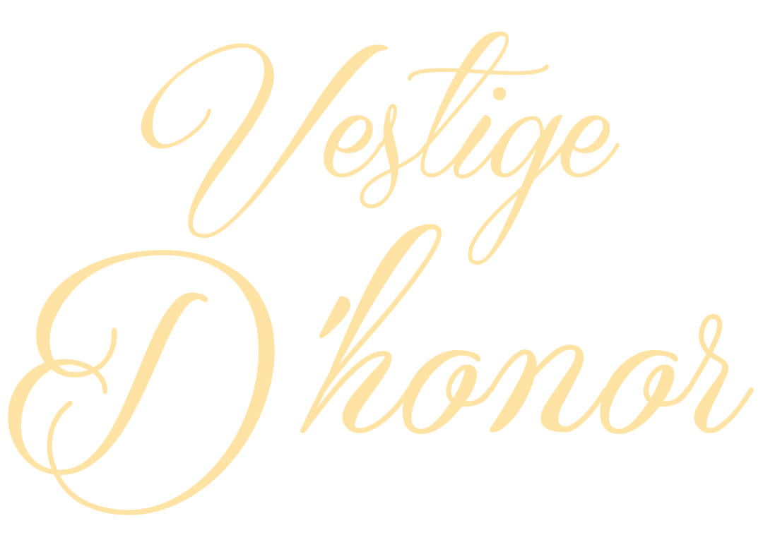 Vestige D'honor — champagne script mark
